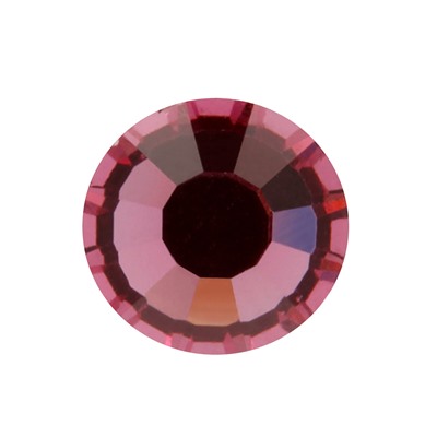 Страз клеевой "PRECIOSA" 438-11-612 i SS08 цветн. 2.4 мм стекло 144 шт в пакете розовый (rose 70010)