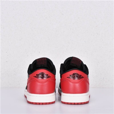 Кроссовки Nike Air Jordan 1 Low Red арт 5527-2