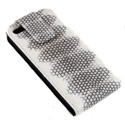 Чехол раскладной для iPhone 5 из кожи морской змеи