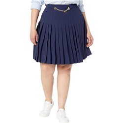 LAUREN Ralph Lauren Plus Size Pleated Georgette Skirt