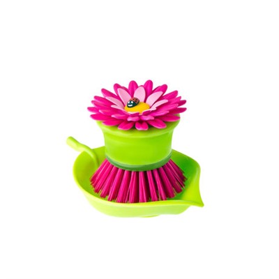 щетка для посуды   FLOWER POWER* цвет в ассортименте