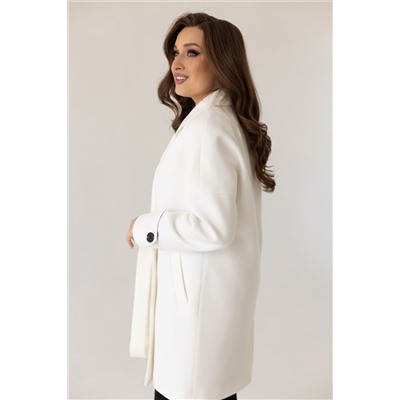 Пальто женское демисезонное 22970 (белый)