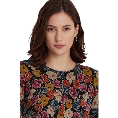 LAUREN Ralph Lauren Floral Cotton-Blend Sweater