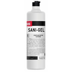 453-1  PROFIT SANI-GEL Кислотное гелеобразное средство для удаления ржавчины и известковых отложений 1л.