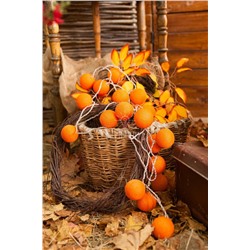 Гирлянда из 20 нитяных шариков "Оранж"