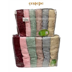 Cestepe Cicek | Набор бамбуковых полотенец из 12 предметов