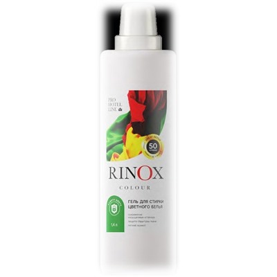1651-014 RINOX Colour Гель для стирки тканей всех цветов (эко сертификат) 1,4л.