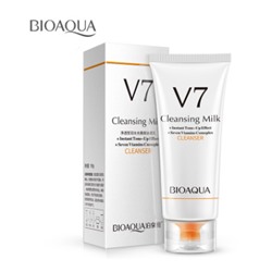 Sale! V7 Тонирующая пенка для умывания с витаминным комплексом, Bioaqua V7 Toning Light CLEANSER, 100 гр.