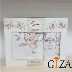 Подарочный набор полотенец Sikel Bambu 50x90 см + 70х140 см - 2018 г