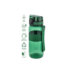 Бутылка для воды 650 мл 7,6*7,6*22,5 см "Water Balance" хвойно-зеленая