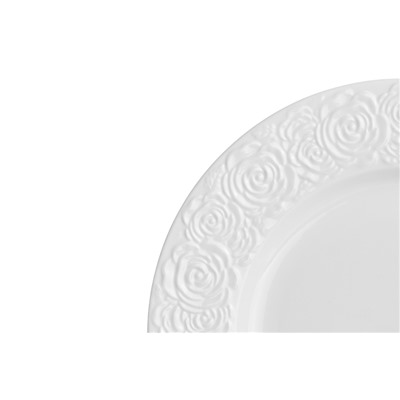 Набор тарелок для закуски 2 пр. 20,5*20,5*1,8 см "Розы"