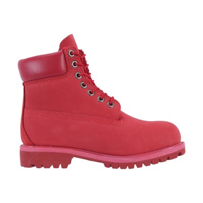 Ботинки Timberland 6 INCH Premium Boot Red (без меха) арт 135-10