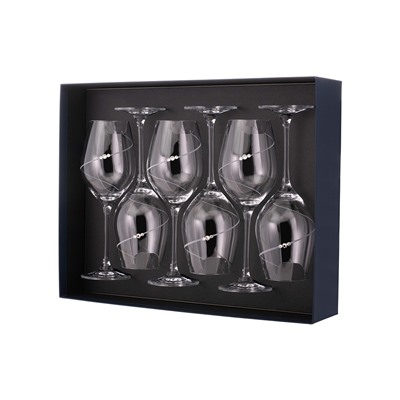 Набор бокалов для белого вина Силуэт, 0,36 л, 6 шт, 62116
