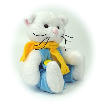 Набор для шитья игрушки "Снежок в штанах и шарфе", арт.4105