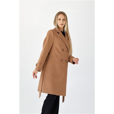 Пальто женское демисезонное 25570 (кэмел)