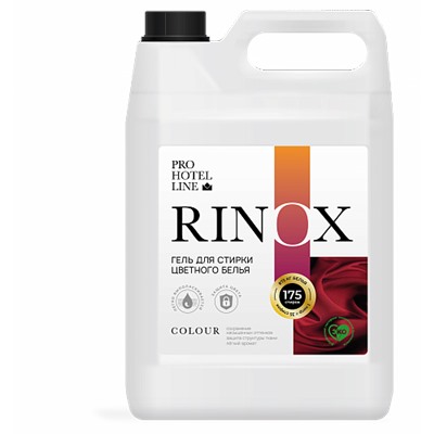 1651-5 RINOX Colour Гель для стирки тканей всех цветов (эко сертификат) 5л.