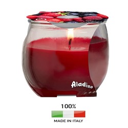 Ароматизированная свеча в стакане Смешаные ягоды (MIXED BERRIES)