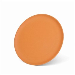 8994 FISSMAN Тарелка 28x1,2см Плоская, цвет Оранжевый (бамбуковое волокно)