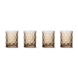 Набор стаканов для воды Dubai, янтарный, 0,3 л, 4 шт, 62183