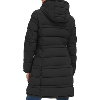 Tommy Hilfiger Zip-Up Packable Long Jacket