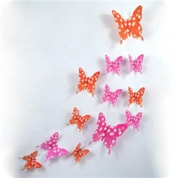 Бабочки горошек 3D