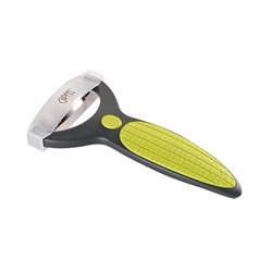 9918  Нож для чистки кукурузы AXUDAR 15х8см с покрытием Материал: AS+PP+TPR+S/S2cr13, цвет светло-зеленый