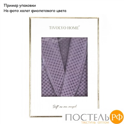 T1213T10025123M Халат женский Tivolyo home LISA фиолетовый M