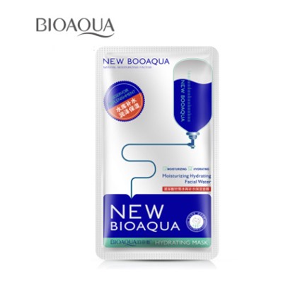 Sale! Маска-салфетка для лица BIOAQUA New Hydrating Mask с гиалуроновой кислотой, 30 гр.