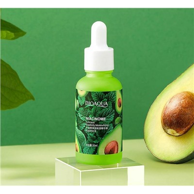 Bioaqua, Увлажняющая, восстанавливающая сыворотка для лица с экстрактом авокадо, 30 мл.