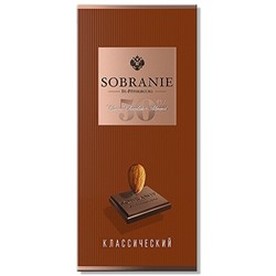Sobranie Темный шоколад с миндалем (50% какао-продуктов)