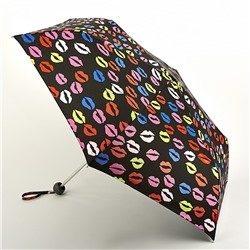 L869-3796 BlotLips (Разноцветные губы) Зонт женский механика Lulu Guinness Fulton