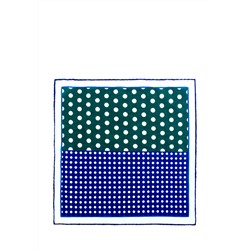 Карманный платок GREG Hanky-poly 33х33-синий 810.1.04