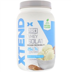 Xtend, Pro, изолят сывороточного протеина, со вкусом ванильного мороженого, 810 г (1,78 фунта)