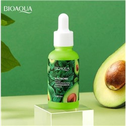Bioaqua, Увлажняющая, восстанавливающая сыворотка для лица с экстрактом авокадо, 30 мл.
