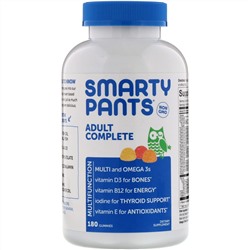 SmartyPants, Комплекс для взрослых, 180 жевательных таблеток