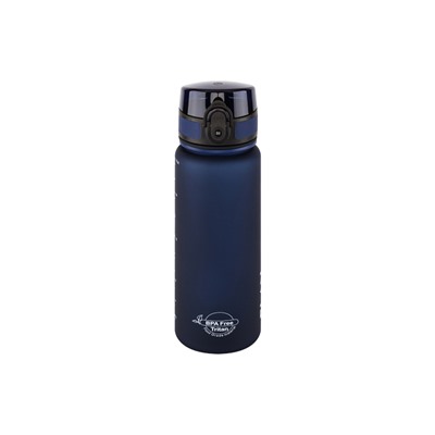 Бутылка для воды 500 мл 6,5*6,5*23 см "Style Matte" темно-синяя