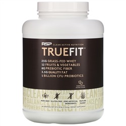 RSP Nutrition, TrueFit, сывороточный протеиновый коктейль из экологически чистых ингредиентов, шоколад, 1,92 кг (4,23 фунта)