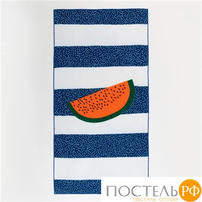 Полотенце пляжное Этель "Watermelon" 70*140 см,100%п/э, 250гр/м2, 7696182