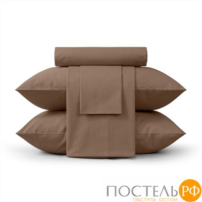 Комплект постельного белья "Verossa" Сатин Евро Caramel (КПБ VRSD 2515 70137 Д12 23)