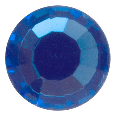 Страз клеевой "Zlatka" ZBS SS10/144 цветные 2.7 мм стекло 144 шт в пакете с еврослотом синий (sapphire)